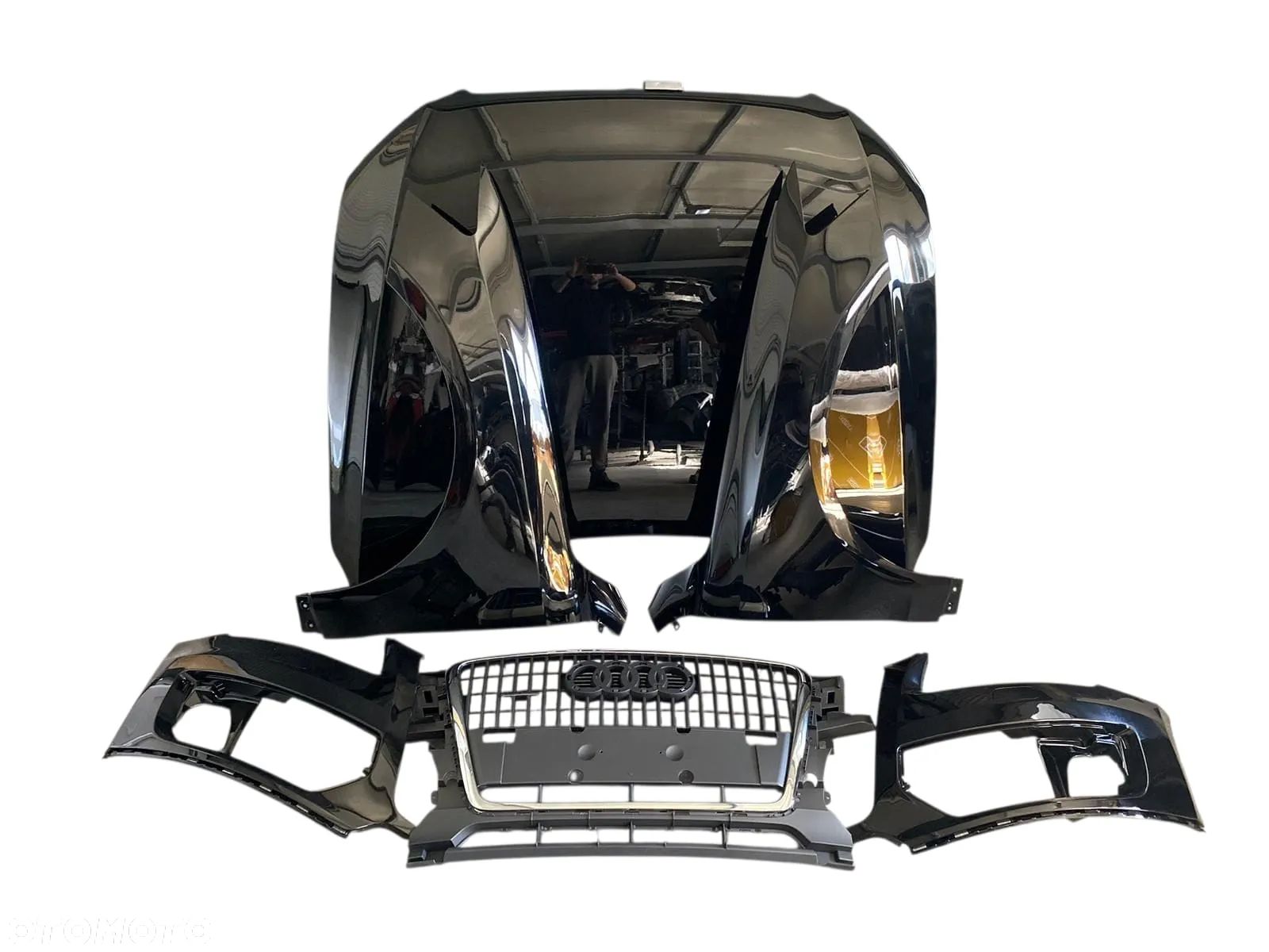 AUDI Q5 08-12 ZDERZAK PRZÓD PRAWA / LEWA STRONA W KOLOR: LY9B - 1