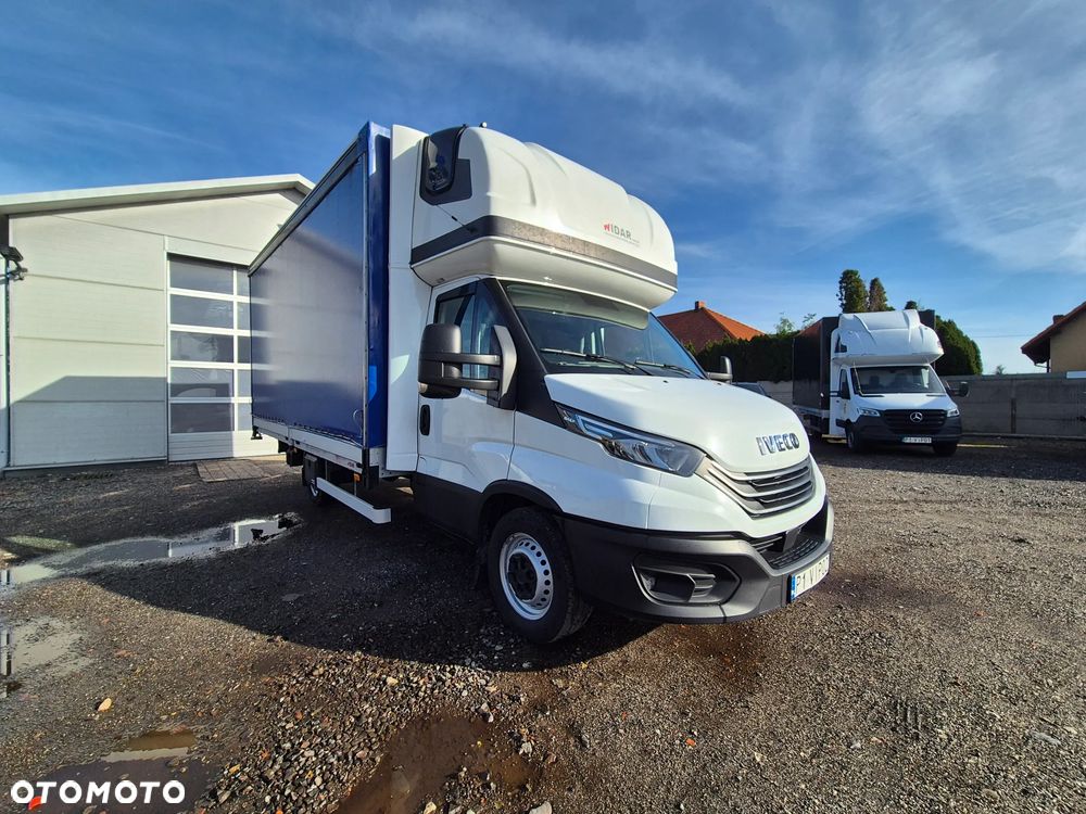 Iveco DAILY PLANDEKA 12EP 3.0 180KM MANUAL SERWIS ASO BEZWYPADKOWY ZADBANY 2023 PODUSZKI FV23% KLIMA WEBASTO 35S18 FULL LED - 8