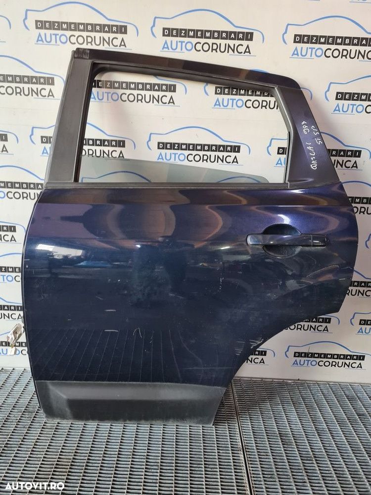 Usa Stanga Spate Nissan Qashqai Facelift 2010 - 2013 SUV 4 Usi ALBASTRU BW9 (983) ZGÂRIATA - 1
