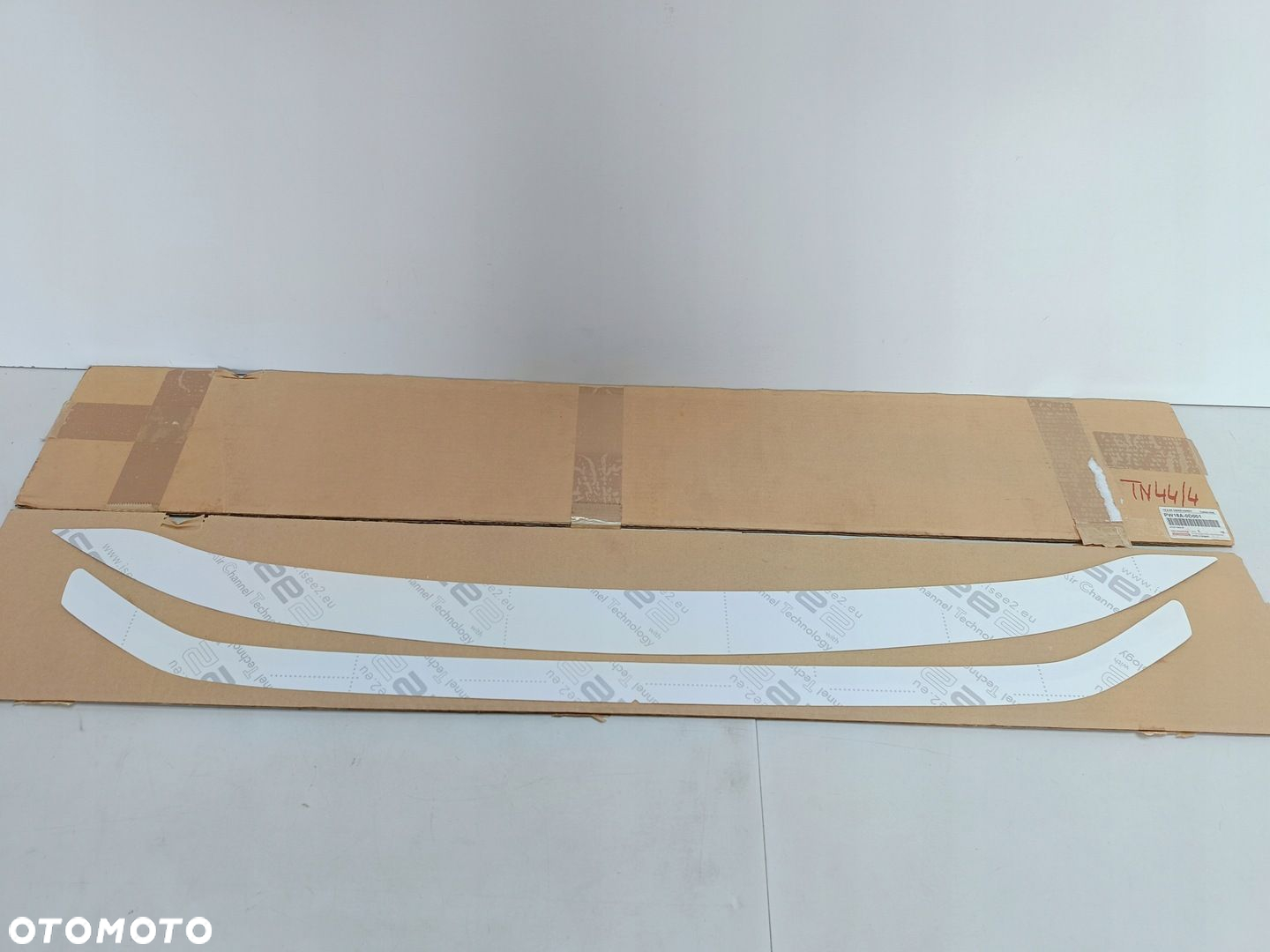TOYOTA YARIS 3 LIFT 17- NAKLEJKI ZDERZAKA PRZÓD TYŁ CARBON NOWE PW18A-0D001 - 5