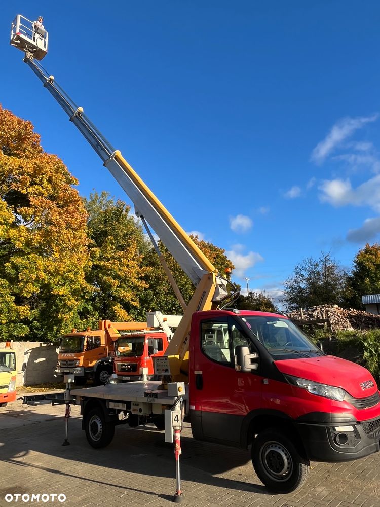 Iveco Podnośnik Koszowy 24 Metry 15 w Bok Multitel Mt240 Zwyżka Tylko 17 tys Km !!  UDT jak Wumag Ruthmann GSR - 18