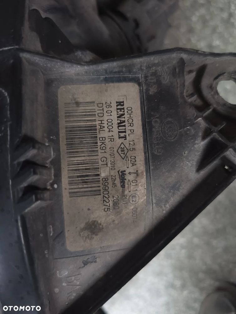 Renault Laguna III lampa przednia prawa lewa 260600074R 260100041R - 10