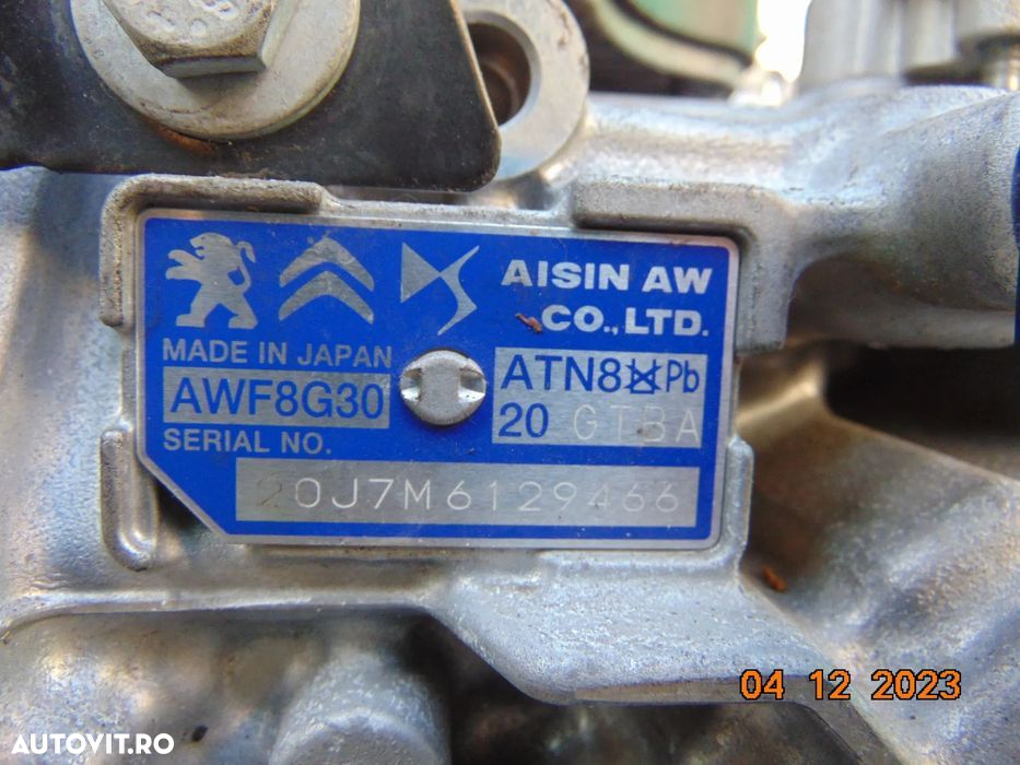Cutie viteze automata Peugeot 308 208 1.2 benzina awf8g30 peugeot 2007 - 3