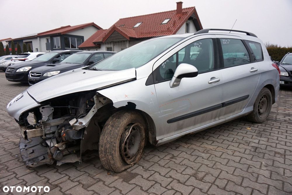 PEUGEOT 308 I T7 KOMBI 2008 EZRC 1.6 HDI DV6ATED4 90KM 20DM75 SREBRNY na części - 1