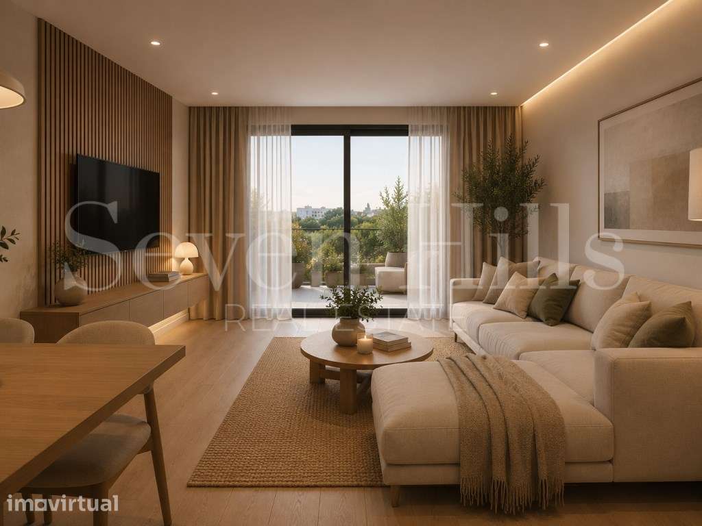 Apartamento T1+1 no Sótão com Terraço