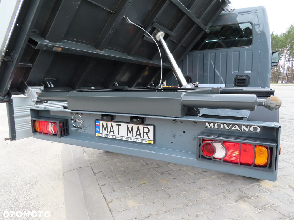 Opel MOVANO 2.3 CDTi 163 KM Doka Dubel Brygadowy MIXTO Wywrotka Kiper Wywrot x 3 str. 3210 mm dł. Renomowanej Firmy SCATTOLINI 6-Cio Os.+ 814 Kg Ładowność 71 Tys Km Przeb. Stan Auta JAK NOWY GOTOWY DOSTĘPNY POLECAM - 23