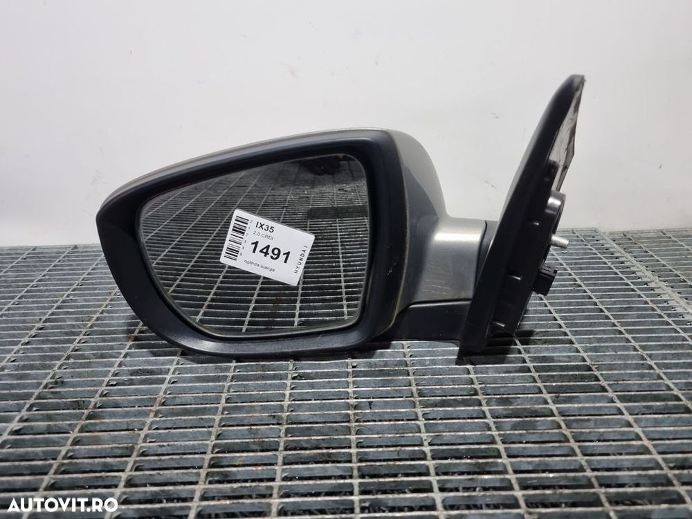 Oglinda stanga Hyundai IX35 2010 - 2019 4 Usi Chalk White A3 (1491) Cu rabatare electrică - 2