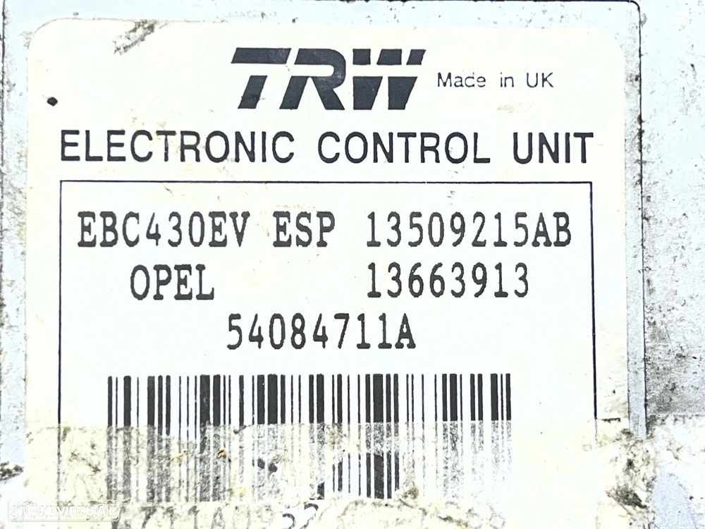 Módulo ABS OPEL VECTRA C 1.9 CDTi  Ref. 13136694 - NO. 70174 - 5