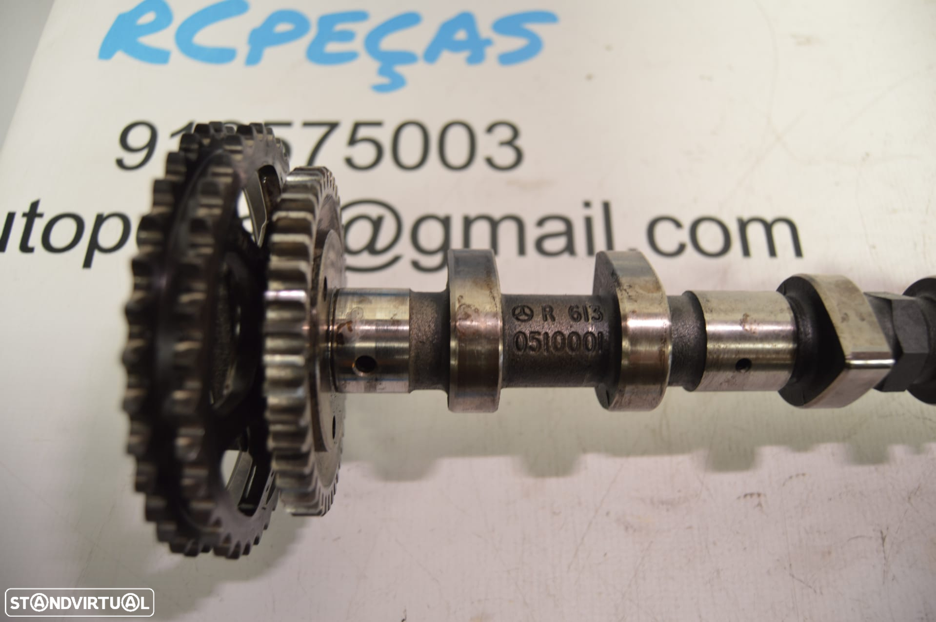 ARVORE CAMES ADMISSÃO VEIO EXCENTRICOS 6130510001 R6130510001 A6130500301 A6130501901 MERCEDES BENZ CLASS S W220 S320 CDI 197CV OM602982 602982 - 5