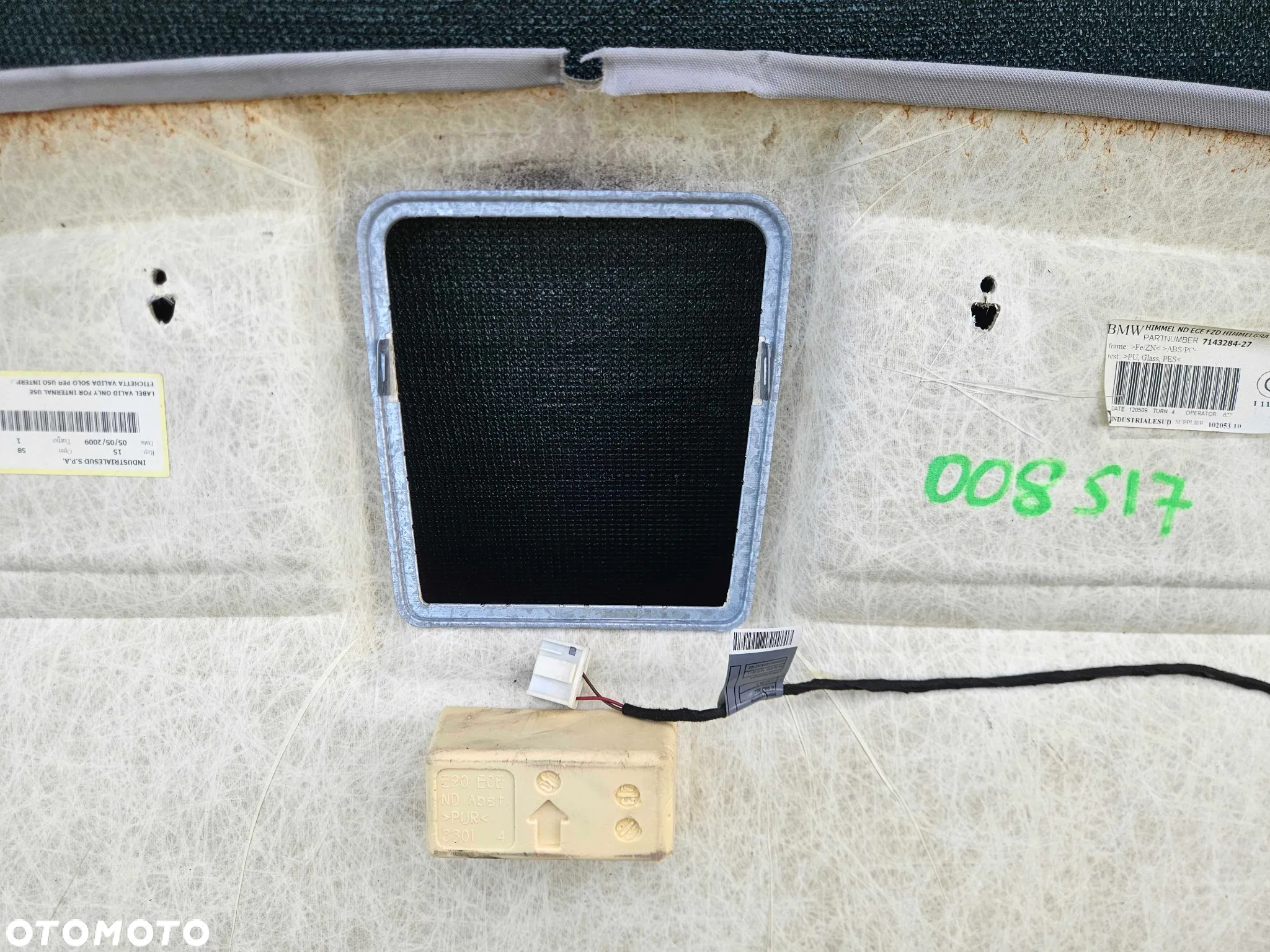 Podsufitka Sufit Tapicerka Jasna BMW 3 E90 2009r - 28