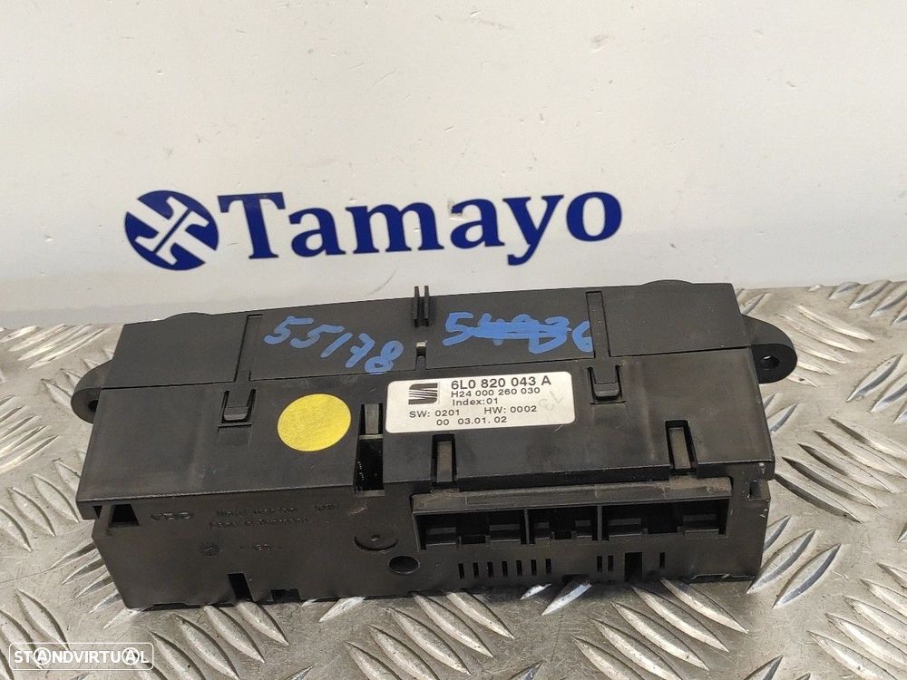 COMANDO CLIMATIZADOR SEAT IBIZA III 2002 -6L0820043A - 8