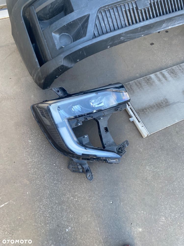 RENAULT MASTER 4 IV , 5 V  25-> Kompletne lampy przednie full led ledowe lampa przednia lewa prawa Reflektory reflektor lewy prawy + ZDERZAK PRZEDNI PRZÓD + chłodnica klimatyzacji 921004663R  260609073R  260106174R lift - 7