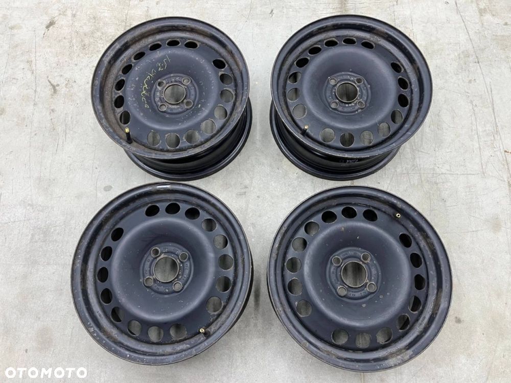 Felgi stalowe Felga Opel Corsa Tigra Astra 15 cali 6,5jx15 ET35 4x100 KOMPLET 2150164 - 1