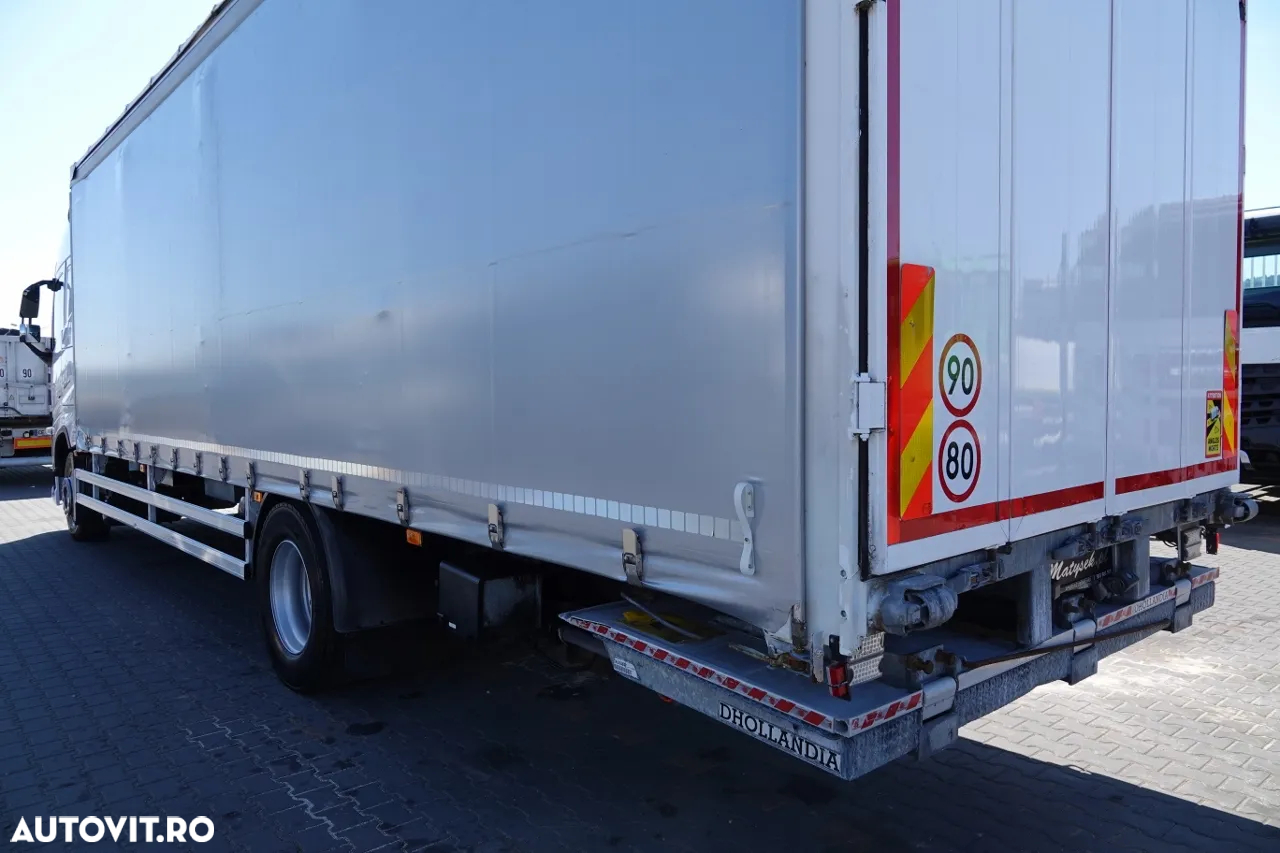 Volvo FH 420 / 4x2 / SOLÓWKA / CORTINA 9,10 M / I-PARK COOL / DHOLLANDIA ELEVATOR 2000KG / DUPA CONTRACTUL DE SERVICE - 8