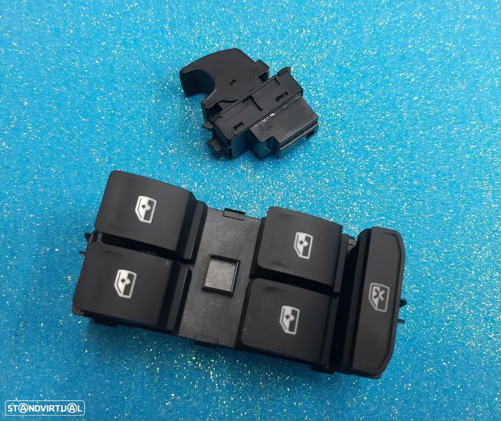 Comando interruptor botão vidros VW Golf VII, Passat B8, Touran, Tiguan, Leon, Altea  NOVO - 1