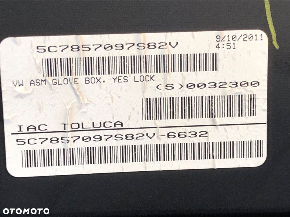 SCHOWEK PASAŻERA  VW JETTA IV (162, 163, AV3, AV2) 2008 - 2022 1.2 TSI 77 kW [105 KM] benzyna 2010 - 4