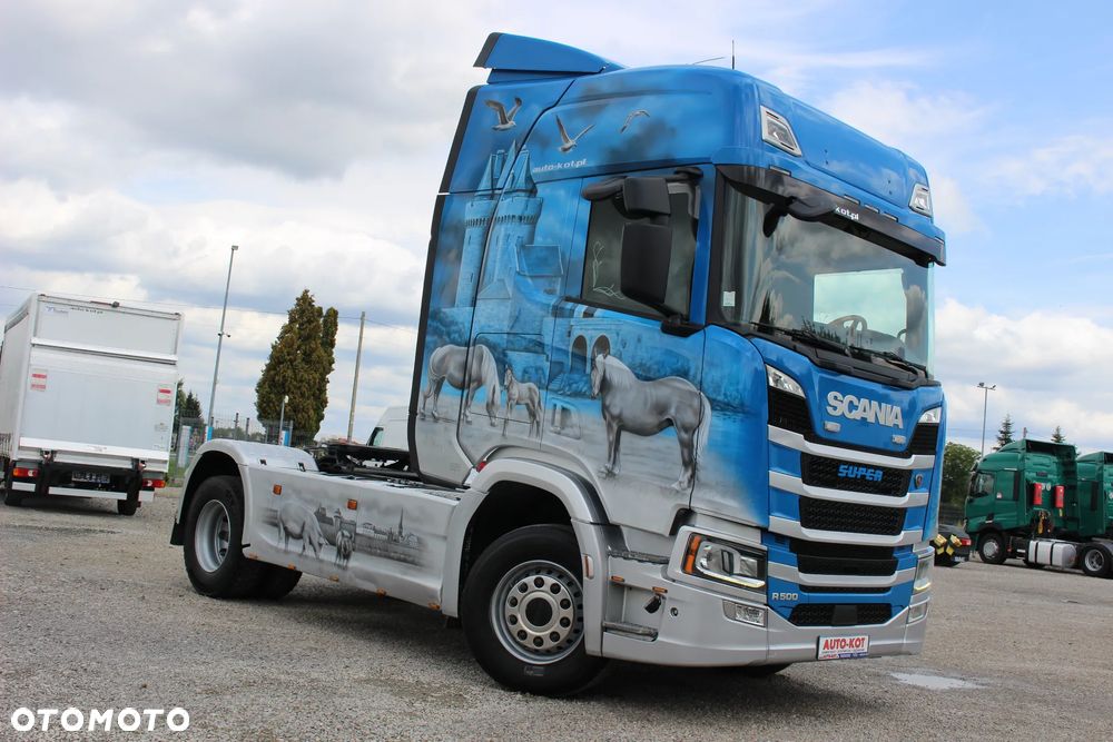 Scania R500 /AEROGRAF /LED /STANDARD/ PRZÓD + TYŁ PODUSZKI /RETARDER /**SERWIS**/ SUPER STAN/ - 4