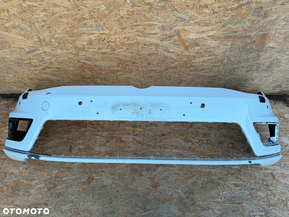 ZDERZAK PRZÓD PRZEDNI VW VOLKSWAGEN GOLF 7 VII 5G0 R-LINE 12-16 SPRYSKI PARKI 5G0807221AL ORYGINAŁ - 1