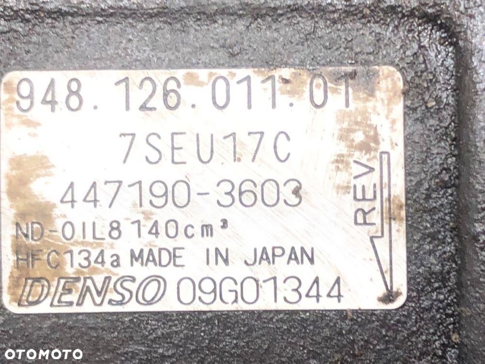 SPRĘŻARKA KLIMATYZACJI  PORSCHE CAYENNE (9PA) 2002 - 2010 S 4.5 250 kW [340 KM] benzyna 2002 - - 4