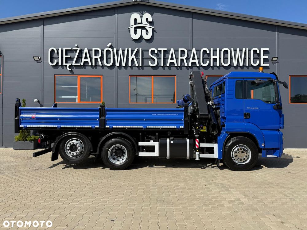 MAN TGM TGS TGX 26.360 // E5 // 6x2 6x4 // WYWROTKA 3-S // HMF 1420 K2 // kipper, krane, crane, żuraw, dźwig, wywrot - 8