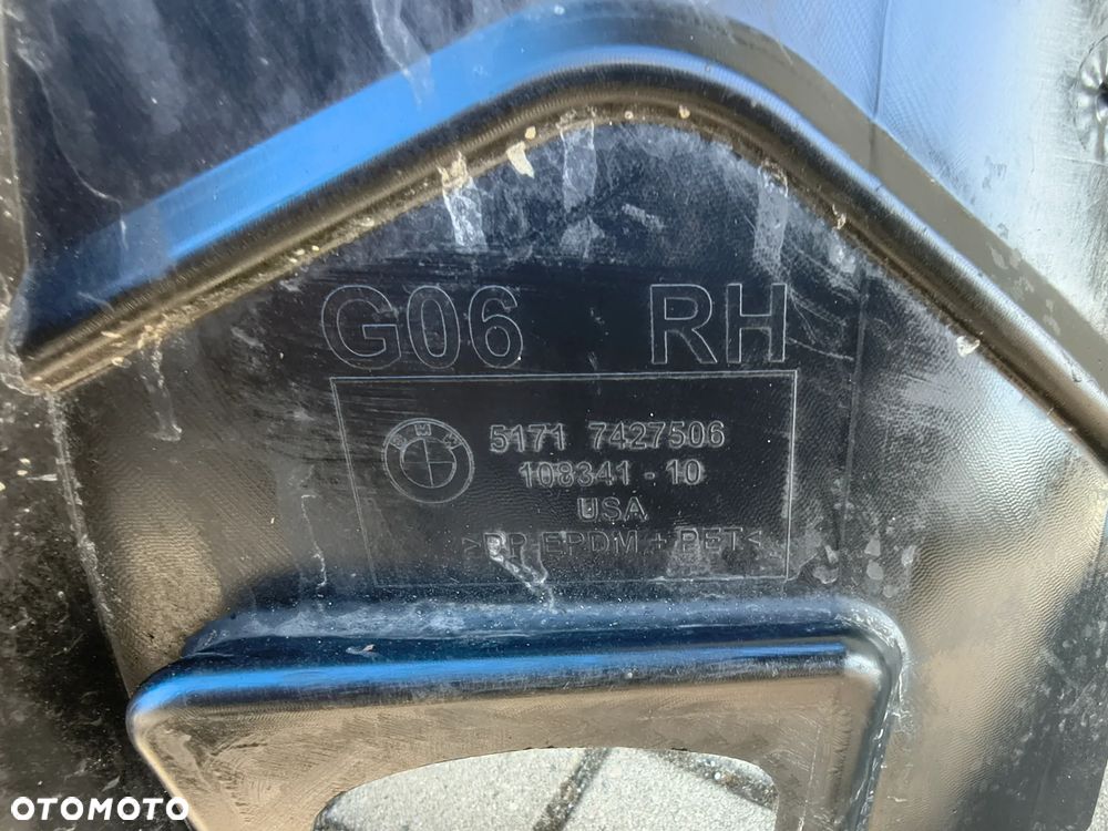 nadkole osŁona przednie prawe bmw x6 g06 - 3