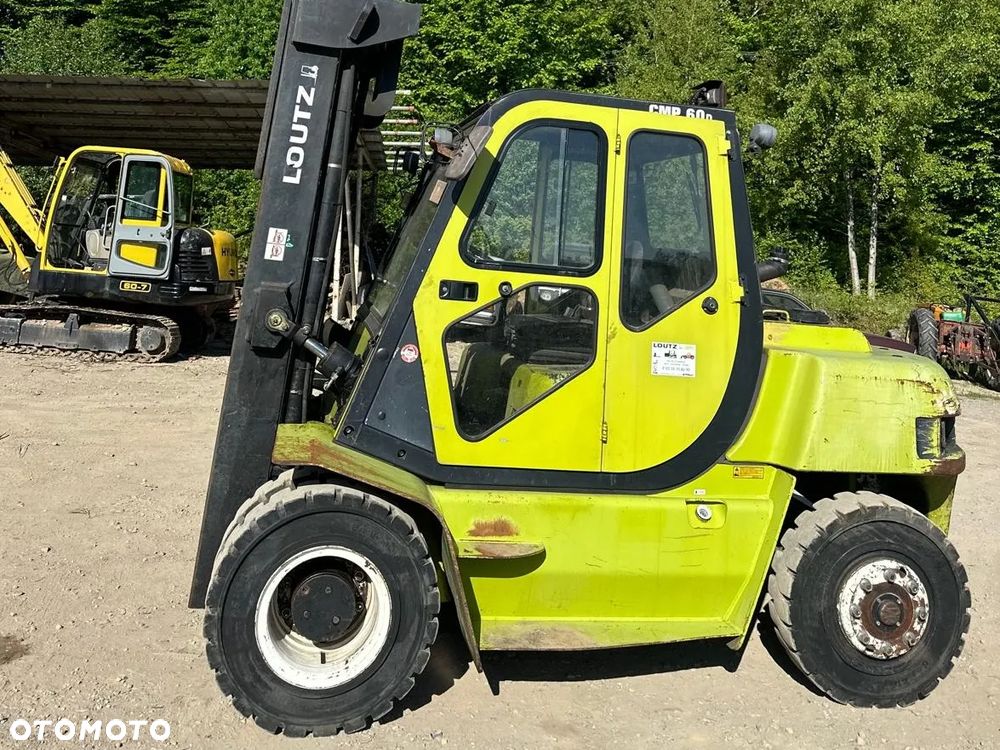 Clark Wózek Widłowy Widlak CLARK Diesel TDL Przesuw Boczny Udźwig 6 Ton