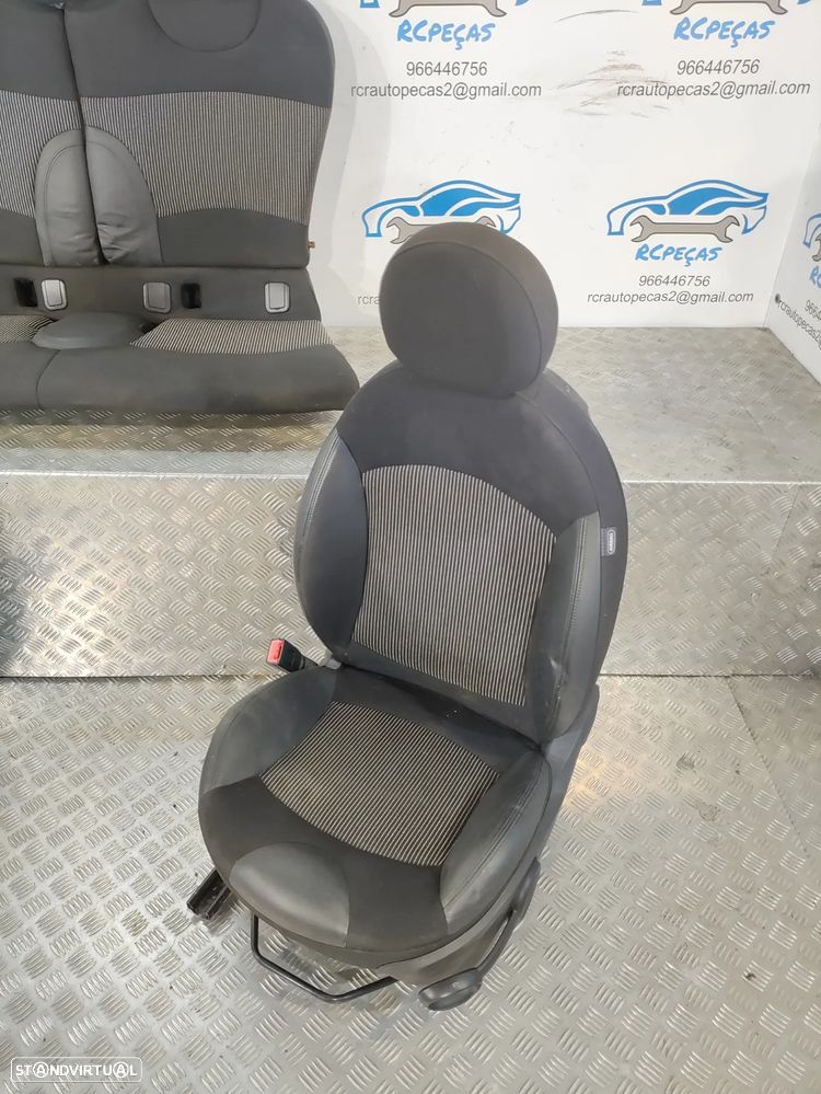 BANCO BANCOS ORIGINAIS MINI COOPER R55 CLUBMAN PELE TECIDO AIRBAG - 12