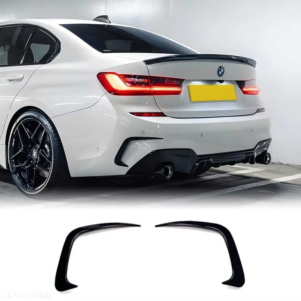 Set Extensii Ornamente Prelungiri Simple Bara Spate BMW G20 G21, Negru - 7