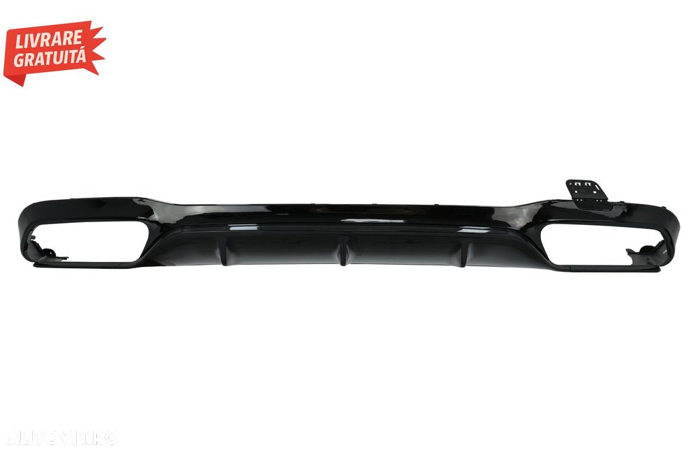 Difuzor Bara Spate cu Ornamente evacuare Mercedes E-Class W213 (2016-2019) E63S De- livrare gratuita - 3