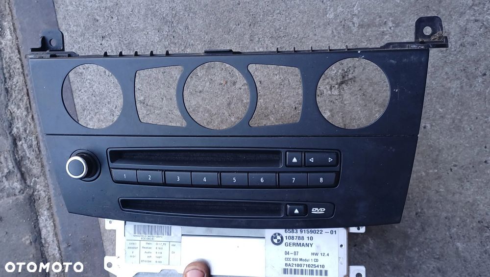 Radio czytnik CCC e60 e61 nawigacja DVD 9159022 - 1