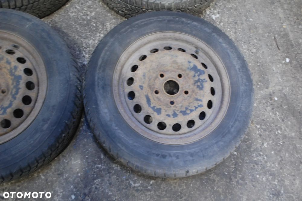 FELGI STALOWE + OPONY ZIMOWE 1K0601027C 5X112 ET47 6J VW GOLF V TOURAN 195/65R15 - 10
