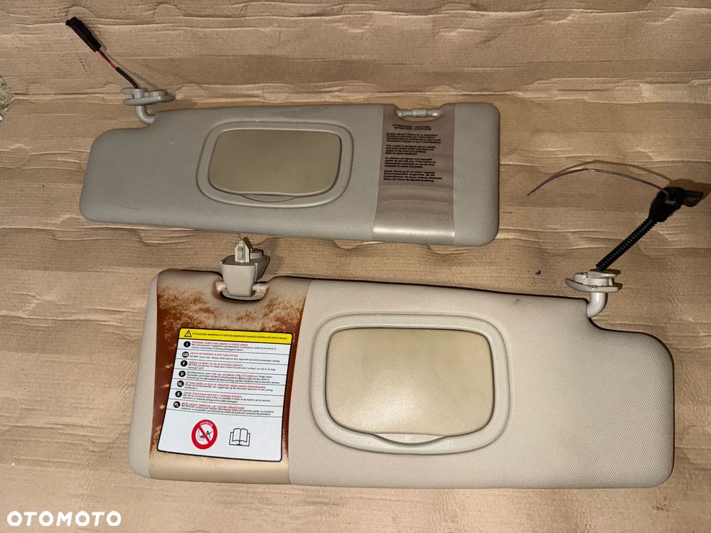 Osłona przeciwsłoneczna słonecznik Fiat Croma II prawa lewa OE - 1