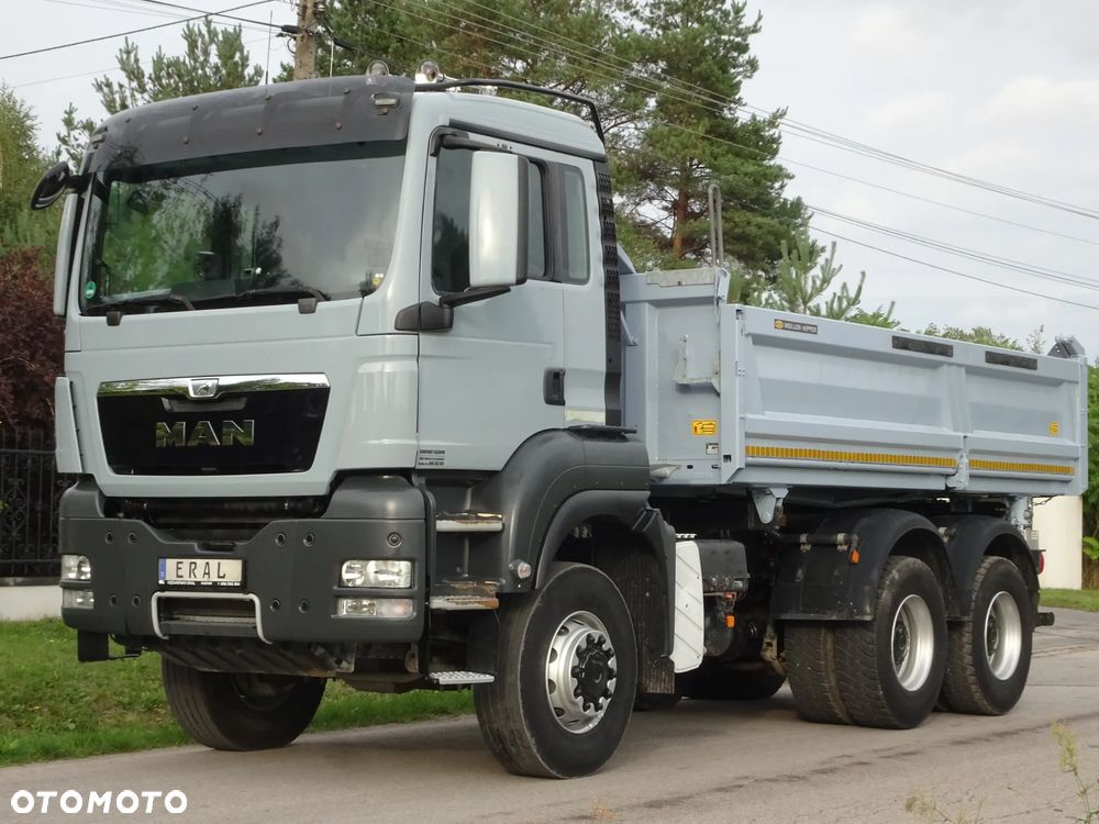 MAN TGS 26.480 6X6  Kipper Meiller 3-stronny Hydroburta stan idealny - 2
