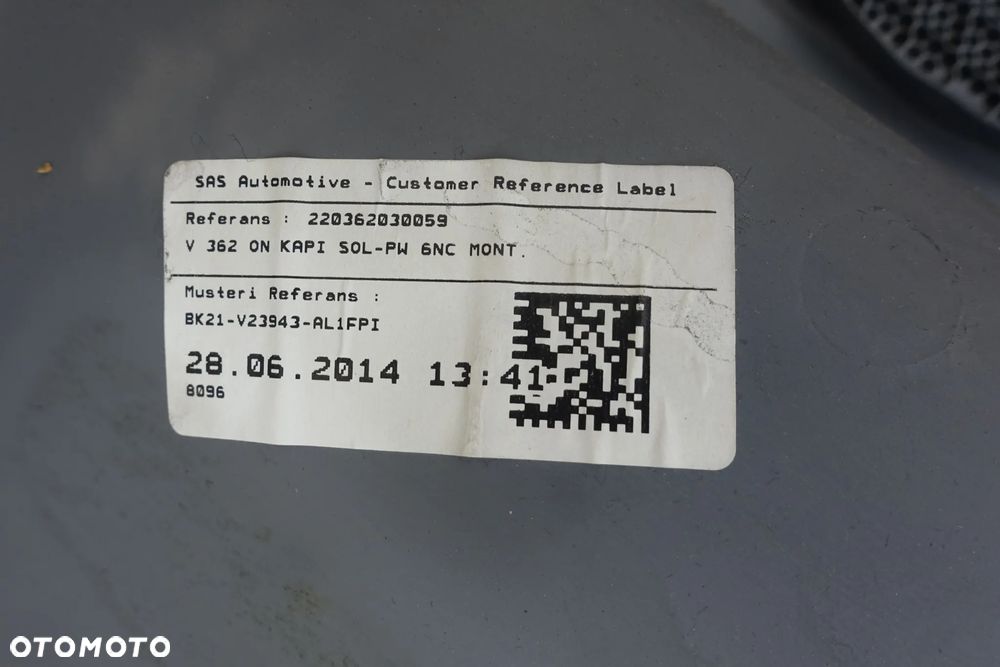 TAPICERKA BOCZEK DRZWI TRANSIT CUSTOM 14r. - 10