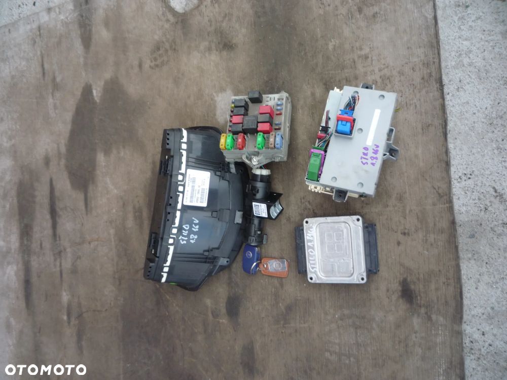 FIAT STILO 1.8 16V IMMO ZESTAW STARTOWY 55195500 - 1
