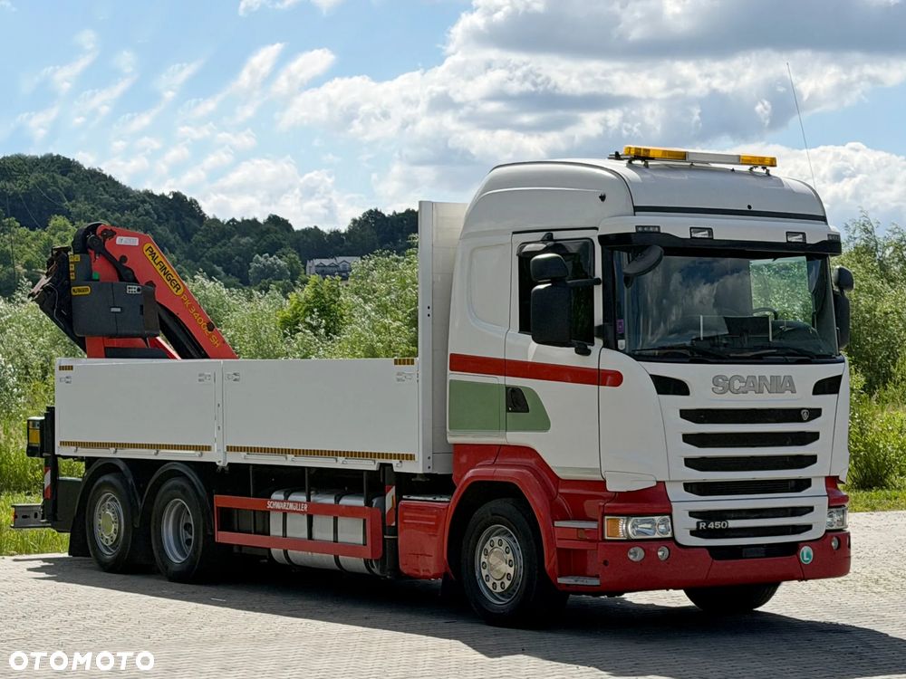 Scania R 450 * SKRZYNIA 6,20 m + PK 34002 - SH B + PILOT * STAN BDB - 3