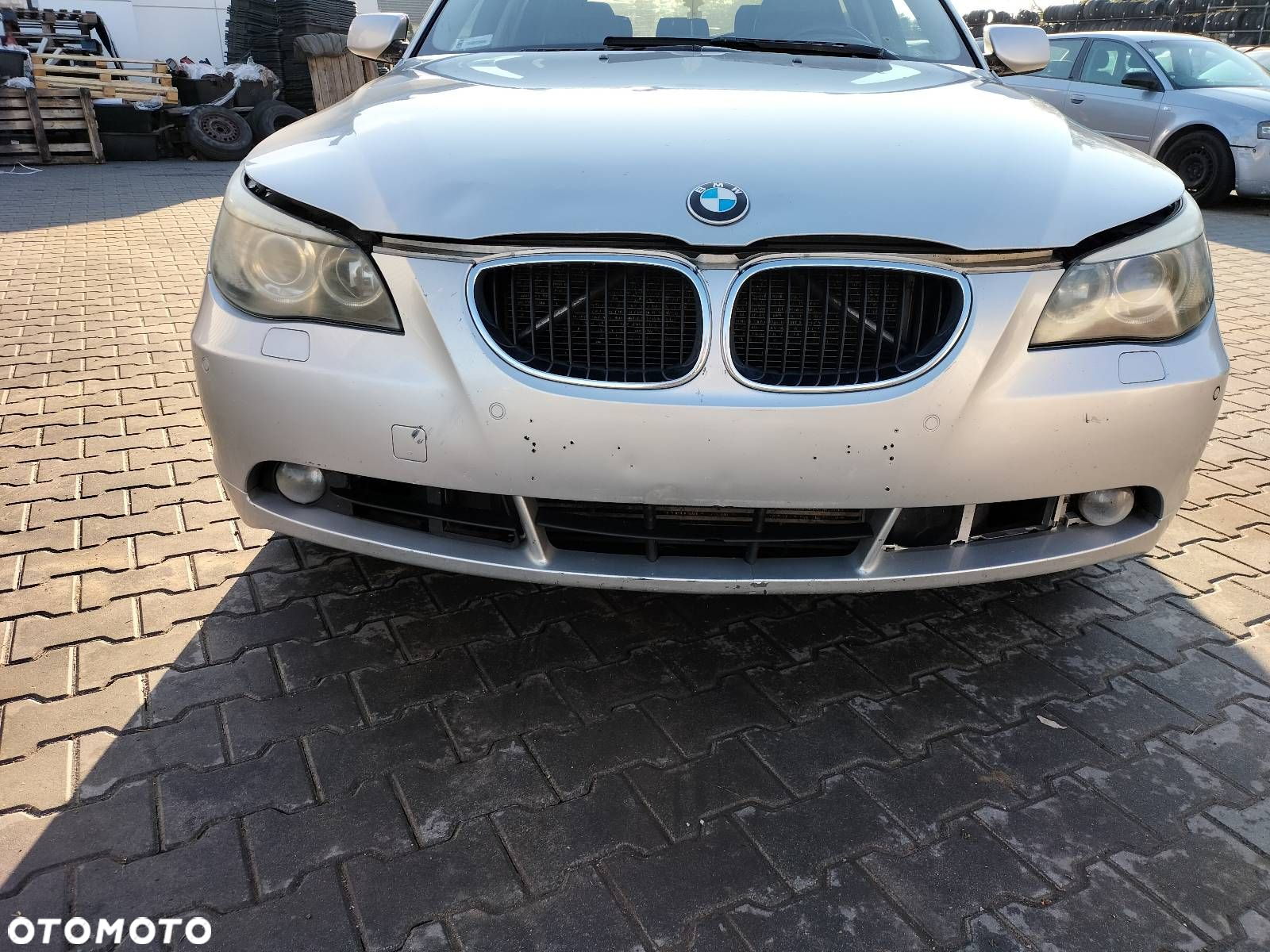 KOMPLETNY PRZÓD MASKA ZDERZAK BŁOTNIKI LAMPY BIXENON BMW E60 E61 354/7 - 2