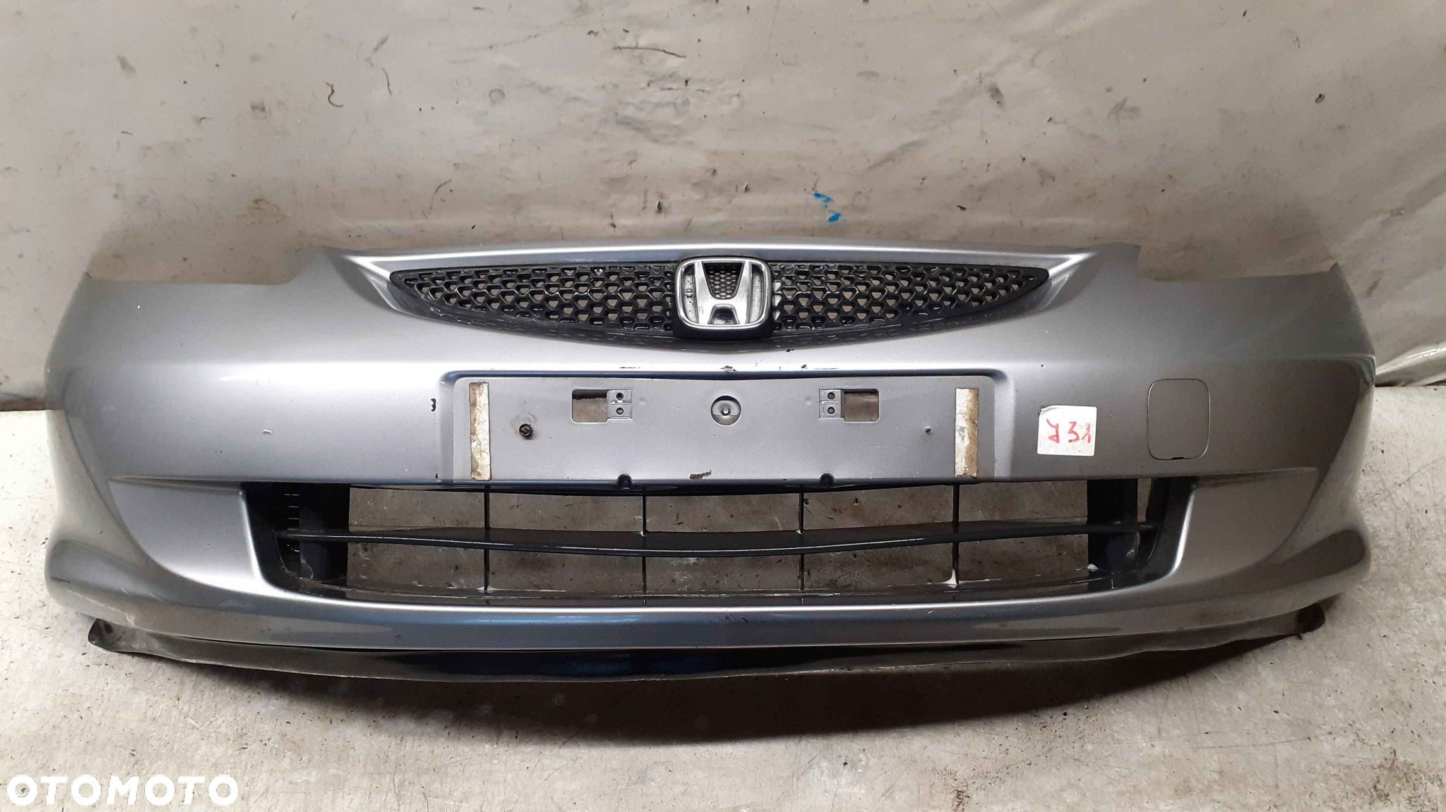 ) ZDERZAK PRZÓD PRZEDNI HONDA CIVIC 7 VII LIFT NH674P SZARY - 1