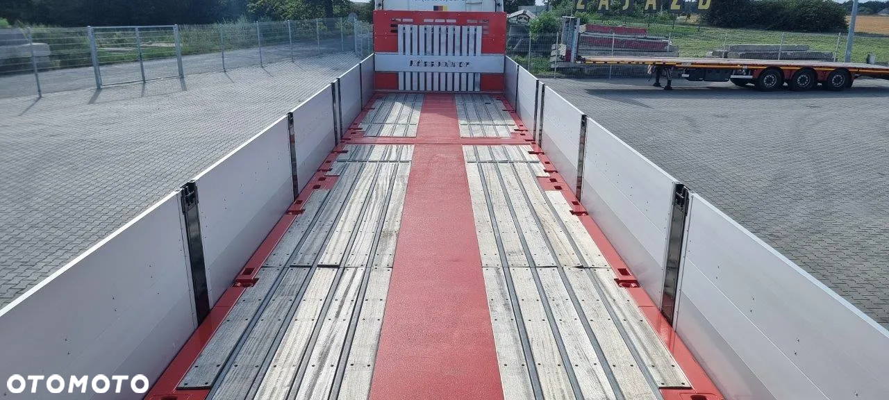 Kassbohrer Kaessbohrer naczepa platforma rozciągana, burty aluminiowe - 13