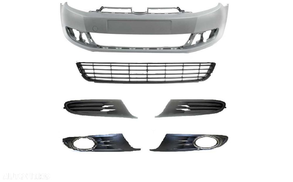 Bara fata noua completa cu grile VW Golf 6 - 1