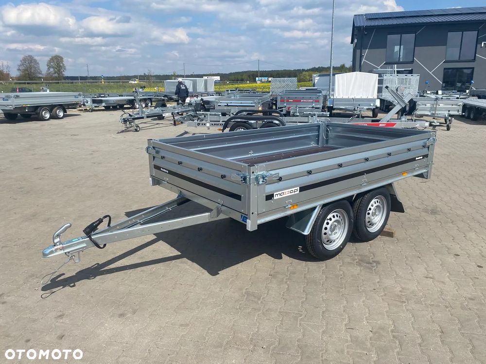 Brenderup Dostawa przyczepa platforma 2-osiowa 250x142x35cm DMC750kg koła pod spodem - 2