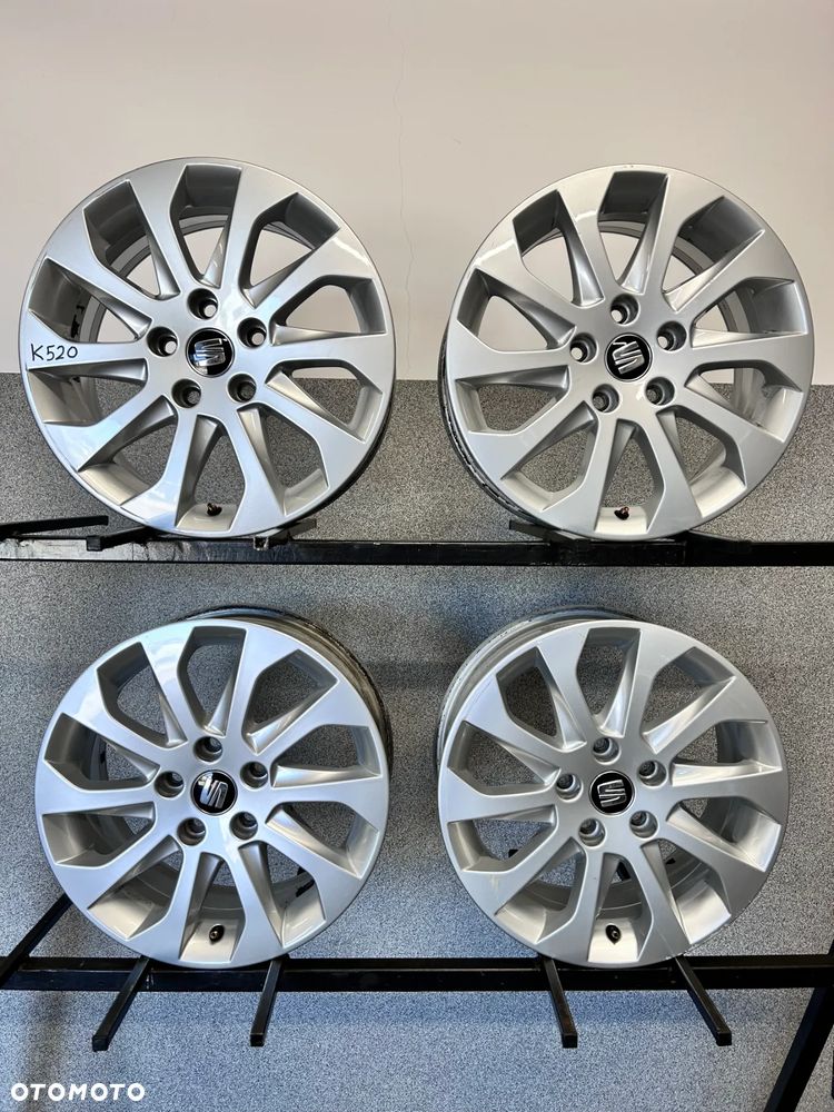 4 FELGI ALU. SEAT LEON 2,3,VW GOLF 5,6,7,TOURAN,CADDY 16'' 6,5J  ET46 - 1