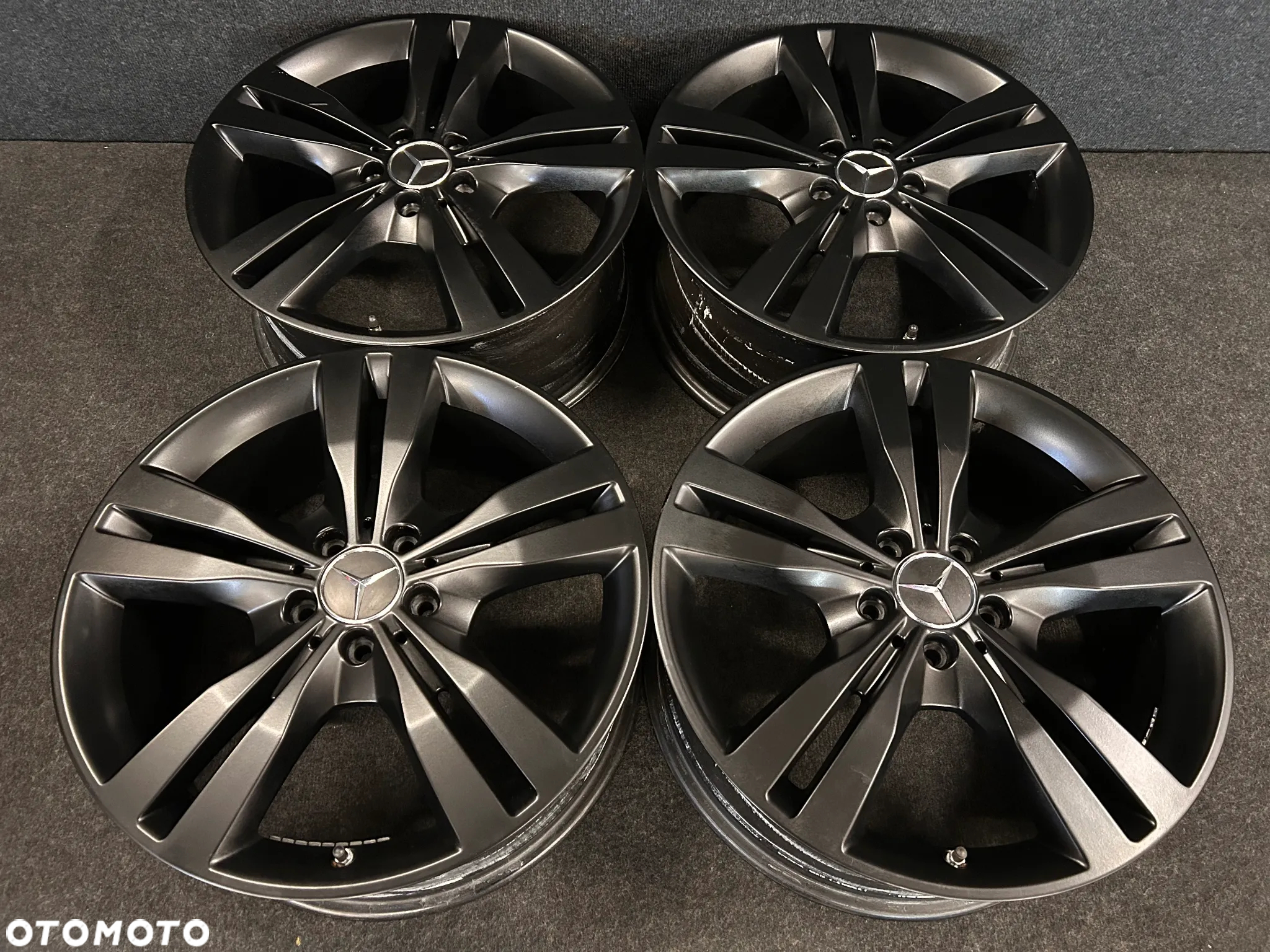 Alufelgi Mercedes GLE W166, GLE Coupe, ML, V-Klasa W447 19 cali 5x112 4szt. Czarne! - 3