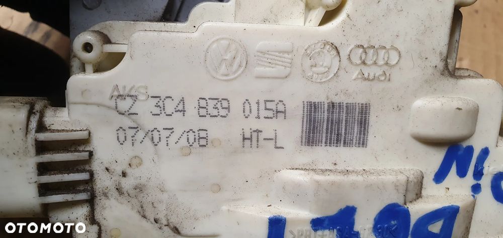 Zamek drzwi lewy tył tylny VW Passat B6 3C4839015A - 6