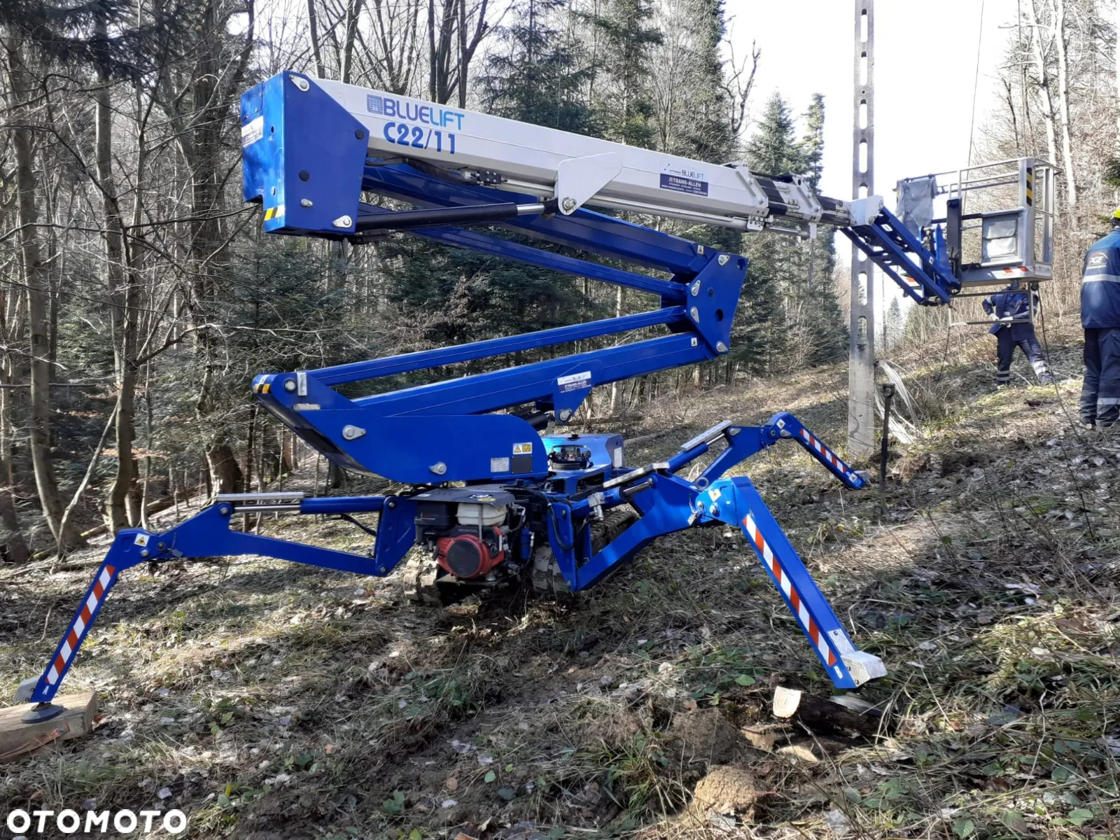 Ruthmann Bluelift SA22 Podnośnik gąsienicowy 22m Pająk na gąsienicach 22m Podnośnik terenowy gąsienice Zwyżka 4x4 Od Wyłącznego Dealera w Polsce - 8