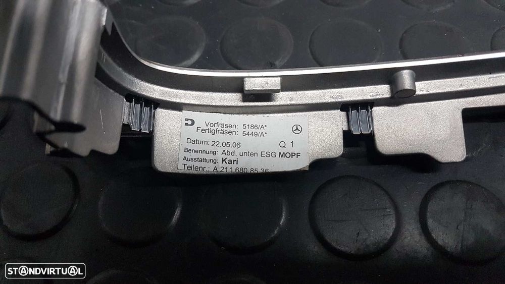 TAPA DA ALAVANCA DE MUDANÇA MERCEDES CLASE E (W211) BERLINA E 200 CDI (211.007) - 9