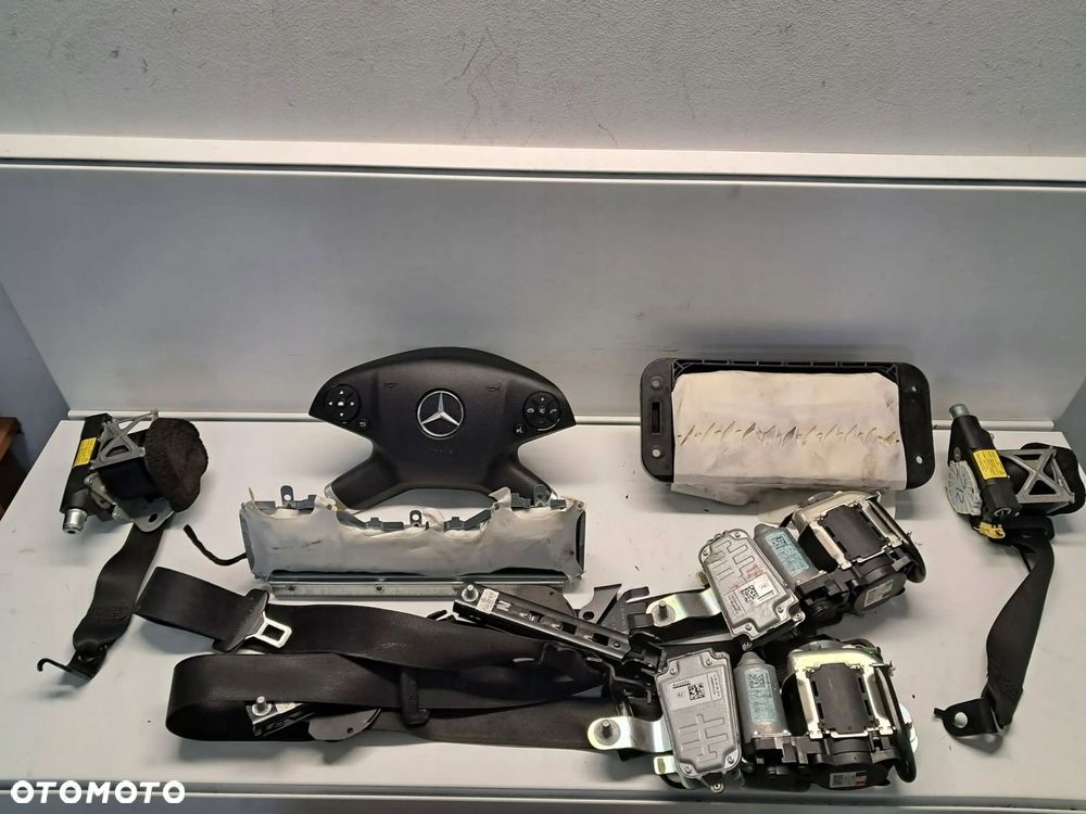 mercedes-be e klasa w212 poduszki powietrzne airbag pasy komplet - 1