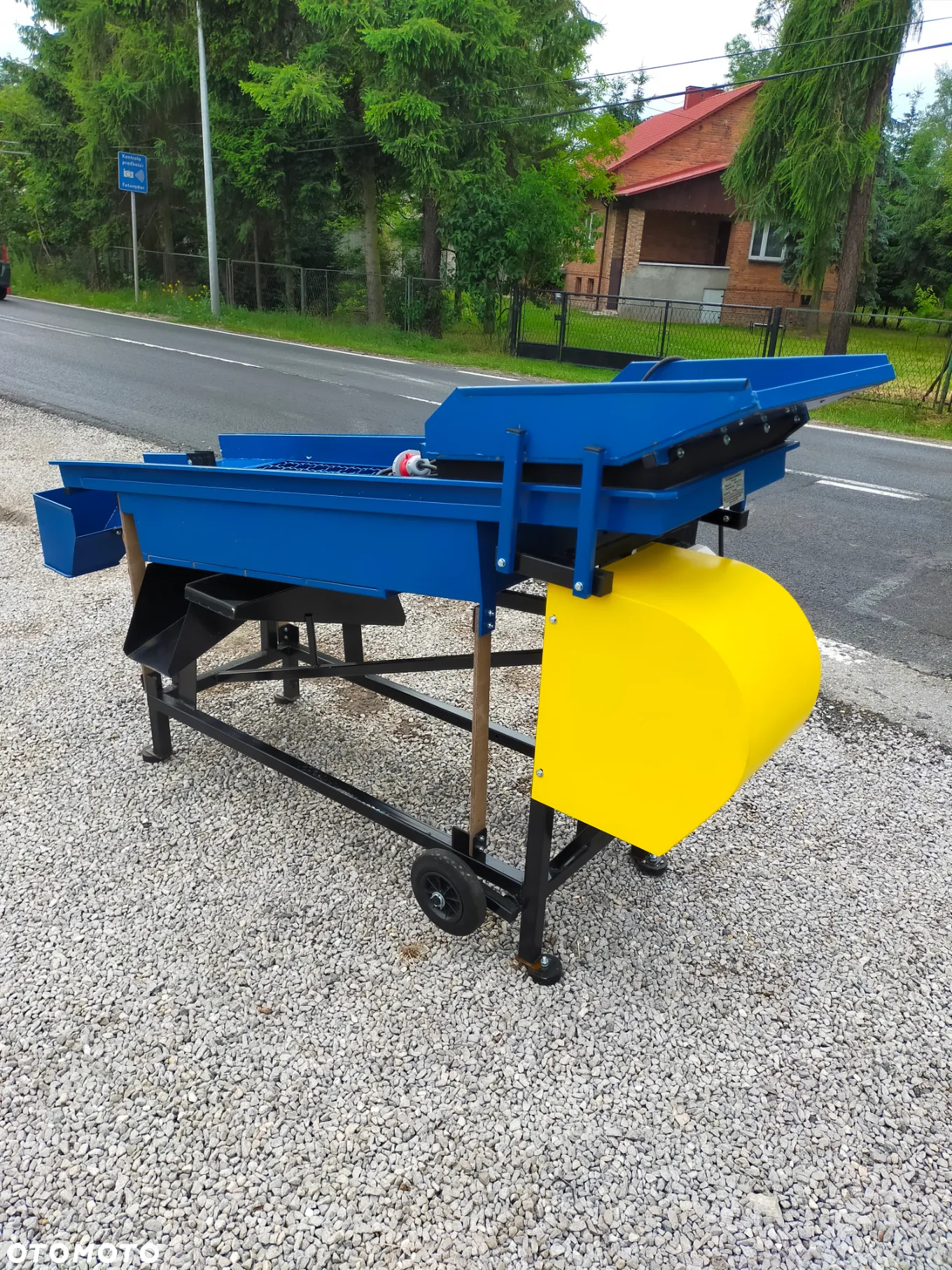 Sortownik do ziemniaków/ silnik elektryczny / workownik 2-drogowy / OD RĘKI - 4