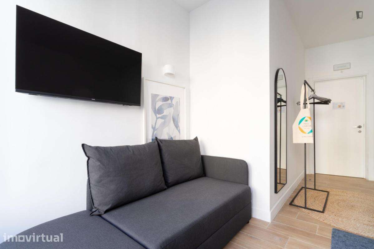Quarto - localizado em Santos Lisbon - Grande imagem: 5/26