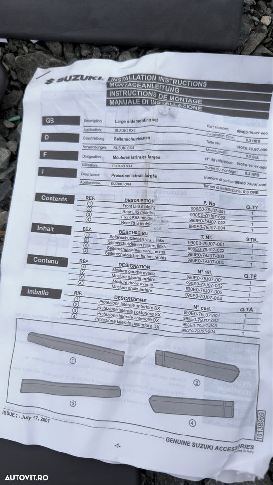 Dezmembrez Piese Suzuki SX4  grand Vitara - 9